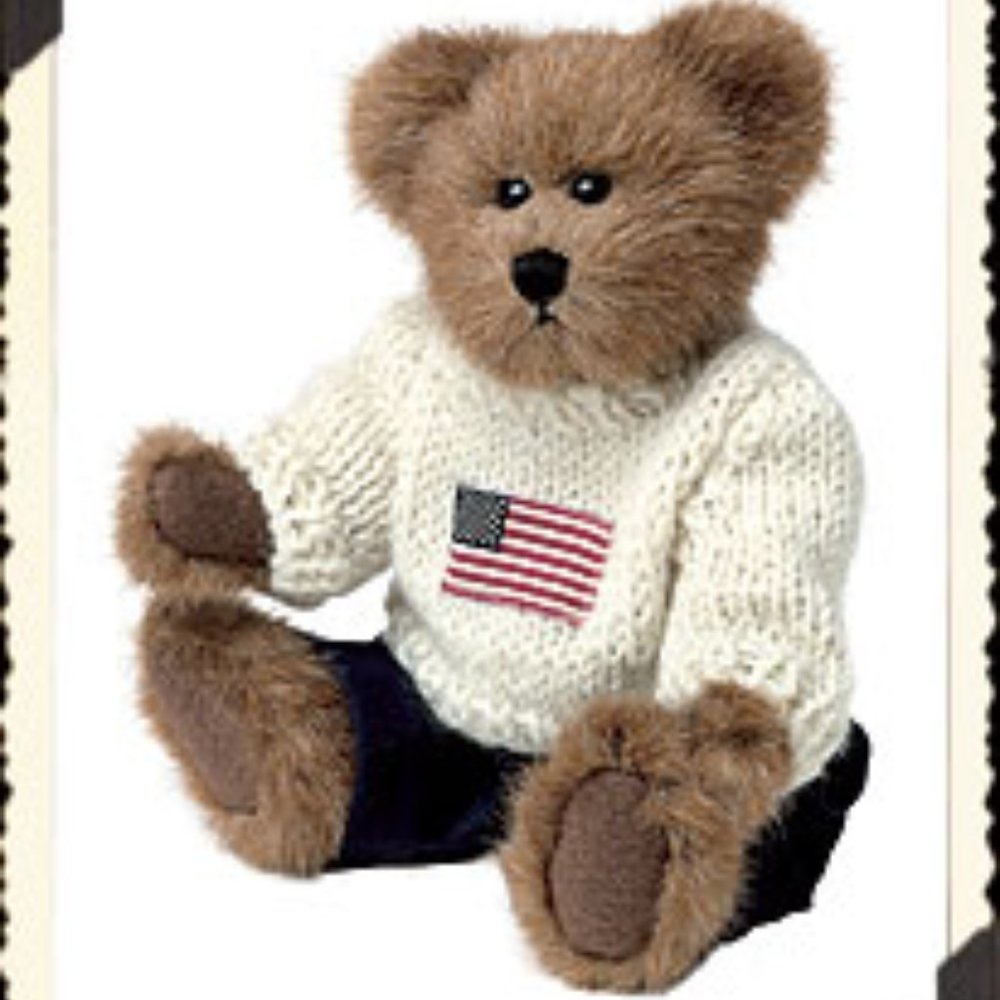 Edmund-Boyds Patriotic Bears #9175-18 NWT
